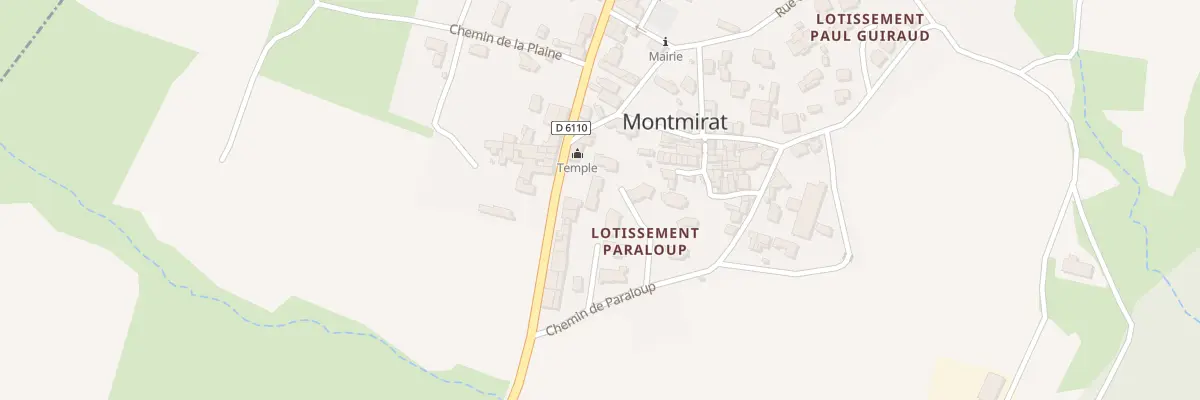 Plan du 5159 Les Mas à Montmirat
