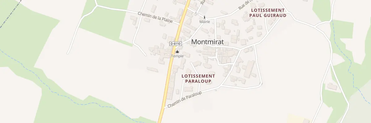 Plan du 5158 Les Mas à Montmirat