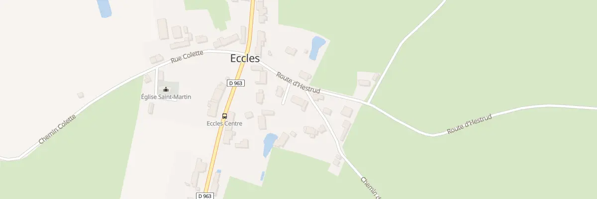 Plan du 60 Rte d’Hestrud à Eccles