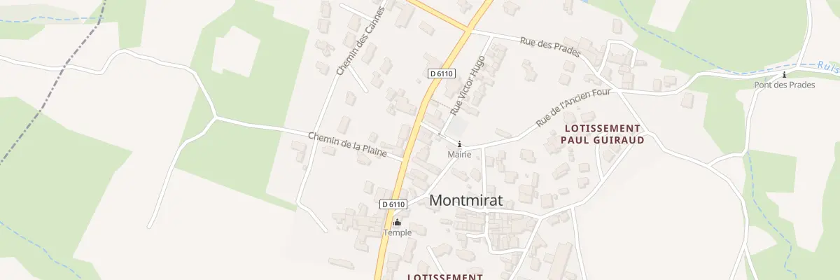 Plan du 5156 Rte des Cevennes à Montmirat