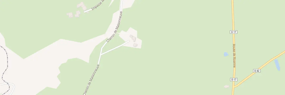 Plan du 786 Che de Maisonneuve à Saint-Priest-la-Roche