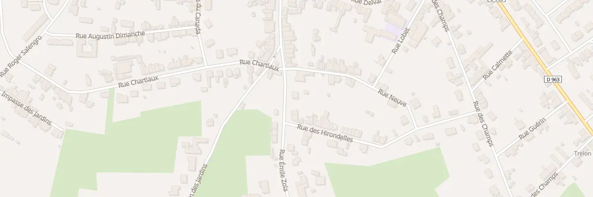Plan du 39 Rue Emile Zola à Trélon
