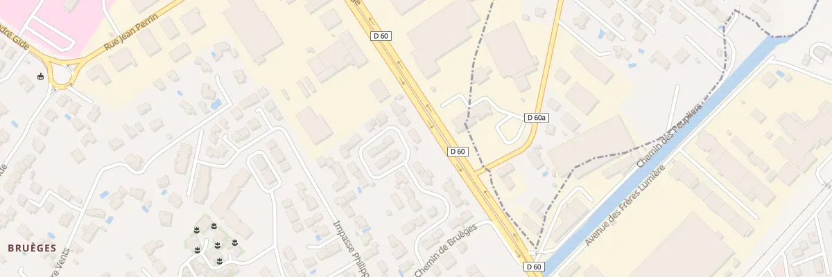 Plan du 18 Rue des Pinsons à Alès