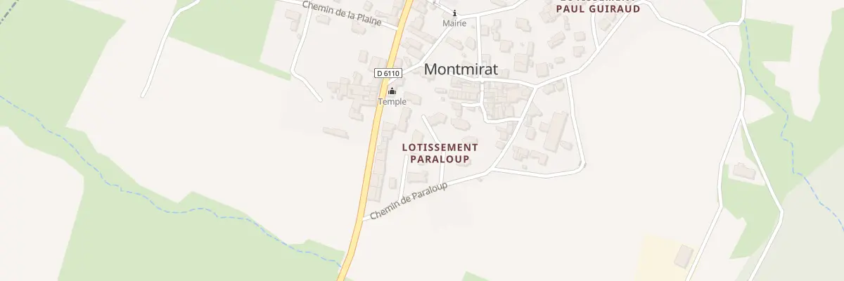 Plan du 5170 Les Mas à Montmirat