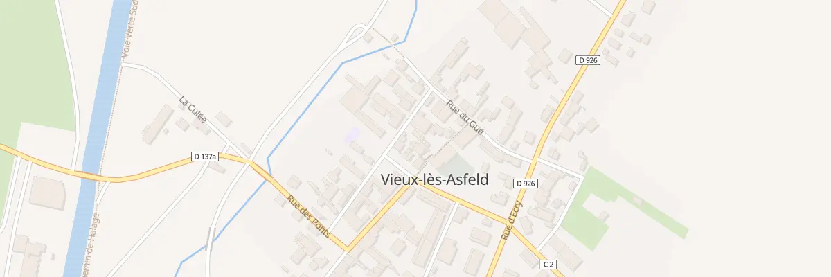 Plan du 1 Rue Balzan à Vieux-lès-Asfeld
