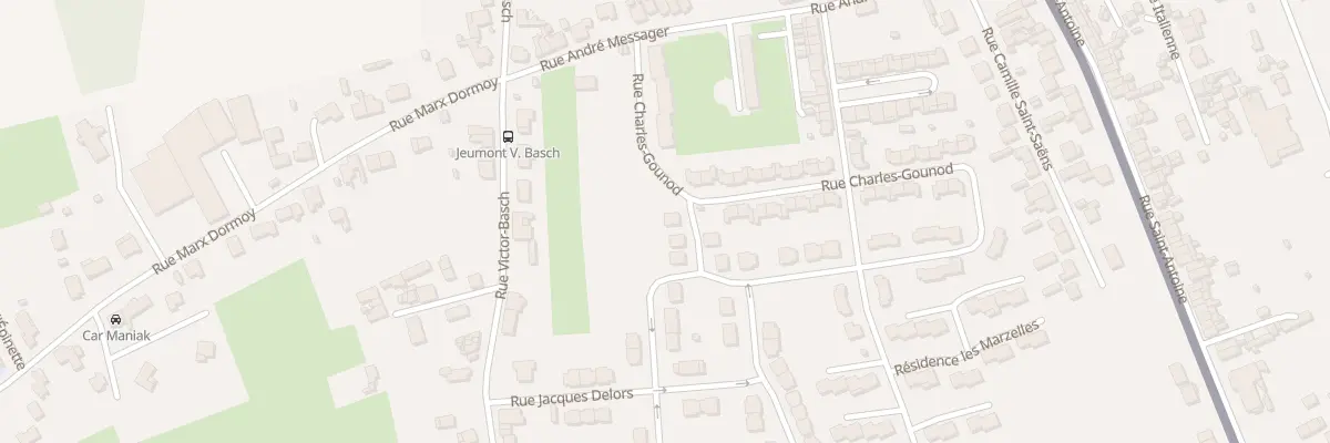 Plan du 276 Rue Robert Schuman à Jeumont