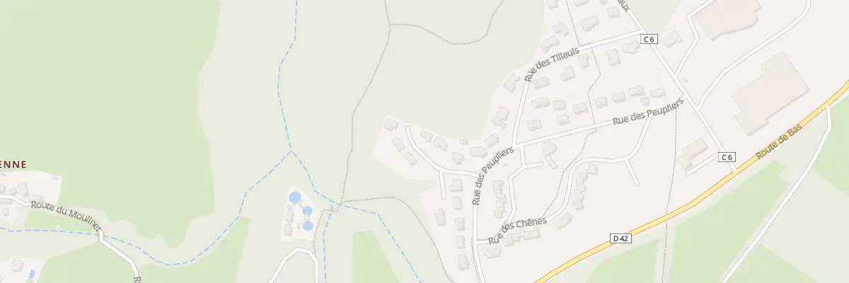 Plan du 6 Rue des Acacias à Beauzac