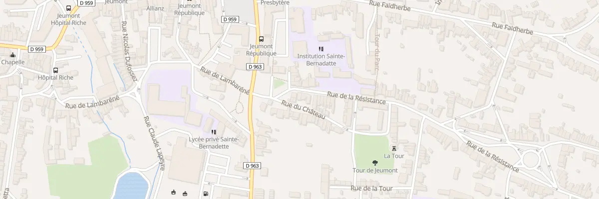 Plan du 69 Rue de la Résistance à Jeumont