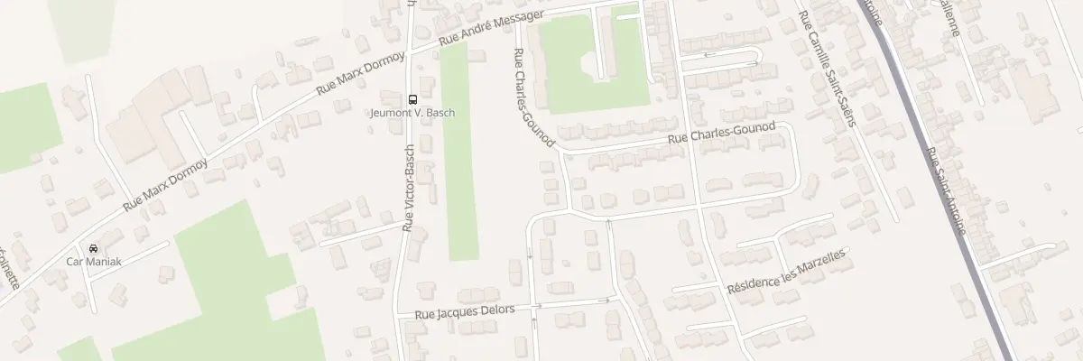 Plan du 260 Rue Robert Schuman à Jeumont