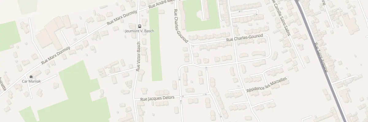 Plan du 244 Rue Robert Schuman à Jeumont