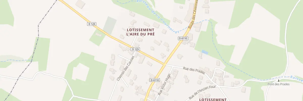 Plan du 72 Rte des Cannes à Montmirat