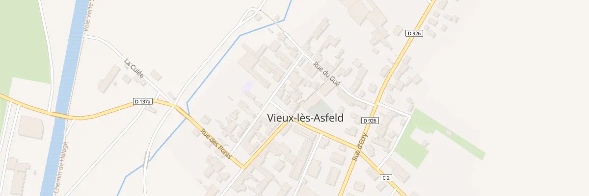 Plan du 3 Rle de l’Eglise à Vieux-lès-Asfeld