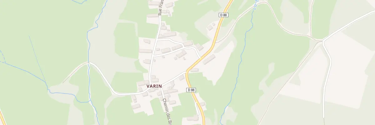 Plan du 1 Che de Varin le Haut à Anost
