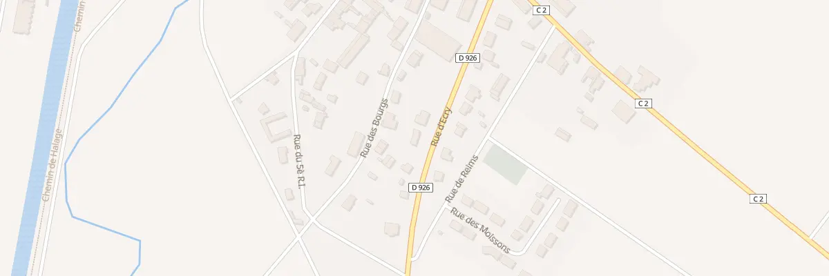 Plan du 5 Rue d’Ecry à Vieux-lès-Asfeld