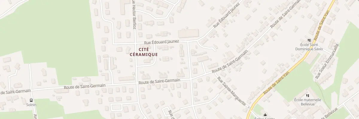 Plan du 38 Rue Edouard Jaunez à Paray-le-Monial