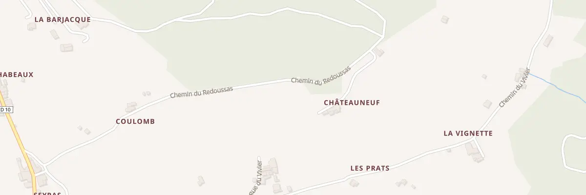 Plan du 520 Che du Redoussas aux Salelles