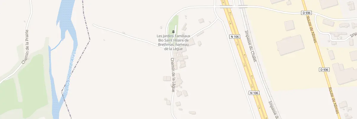 Plan du 35 Che de la Lègue à Saint-Hilaire-de-Brethmas
