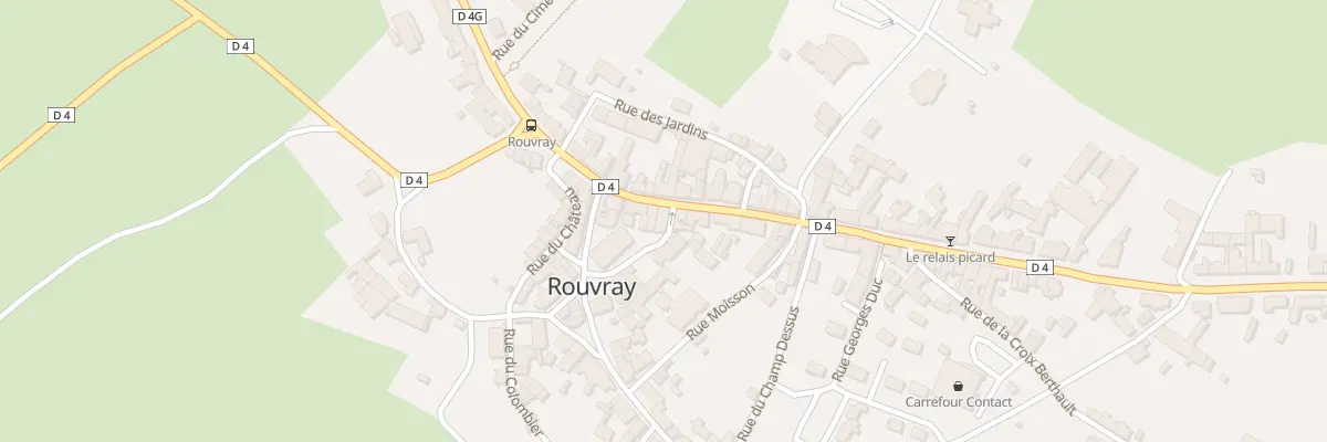 Plan du 30 Rue du Général Leclerc à Rouvray