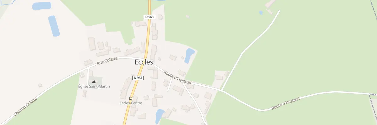 Plan du 95 Rte d’Hestrud à Eccles