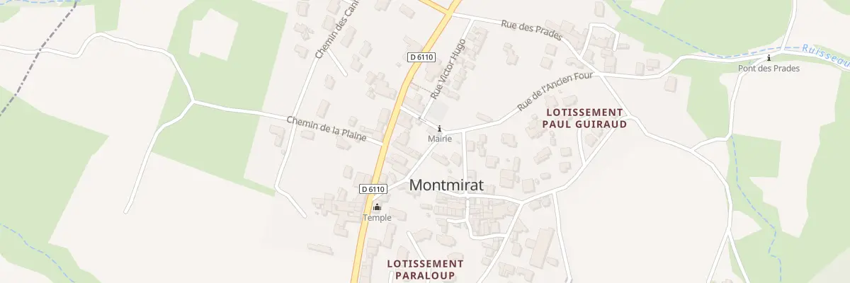 Plan du 59 Rue de l’Eglise à Montmirat