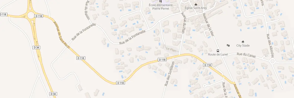 Plan du 315 Av Saint-Roch à Saint-Sériès