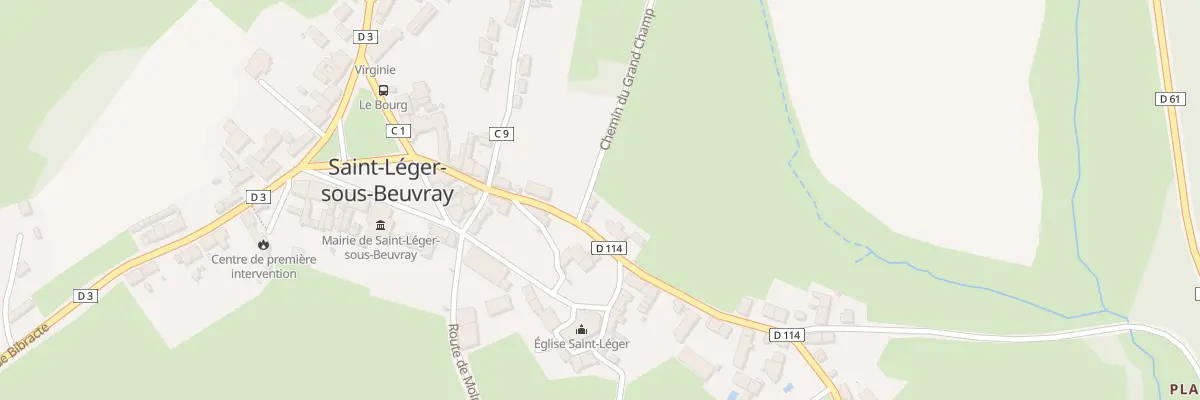 Plan du 5152 Le Bourg à Saint-Léger-sous-Beuvray