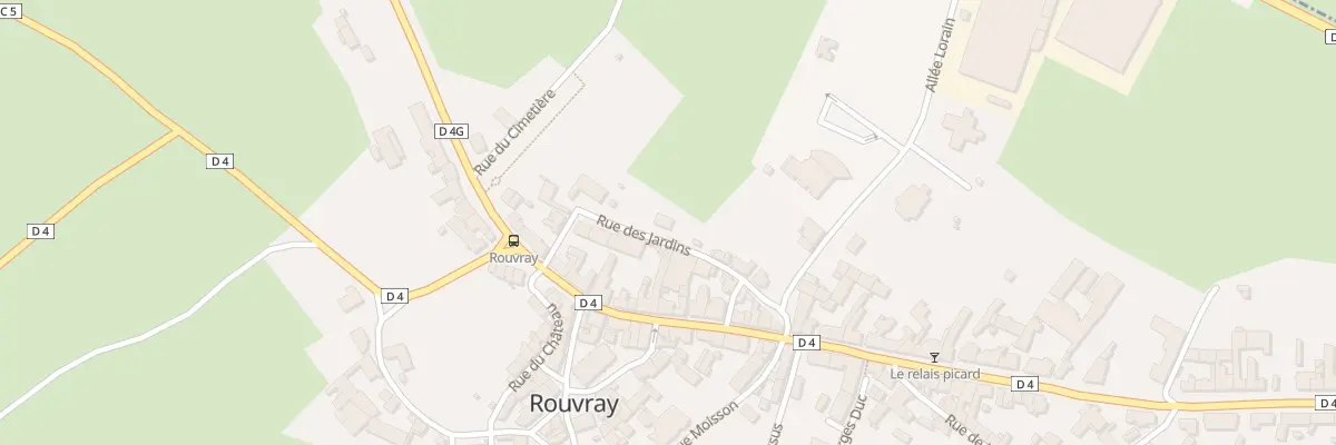 Plan du 5 Rue des Jardins à Rouvray