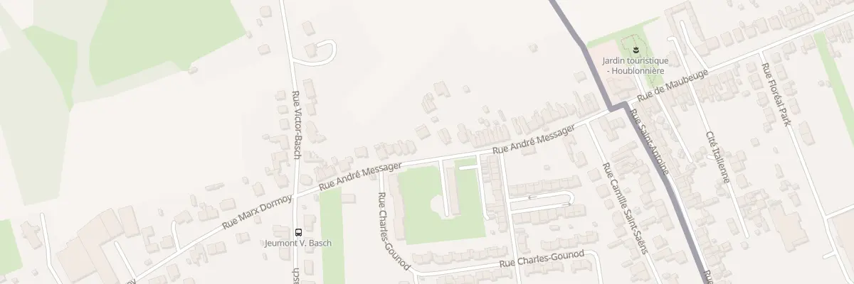 Plan du 154 Rue André Messager à Jeumont