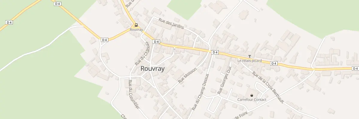 Plan du 6 Rue du Marché à Rouvray