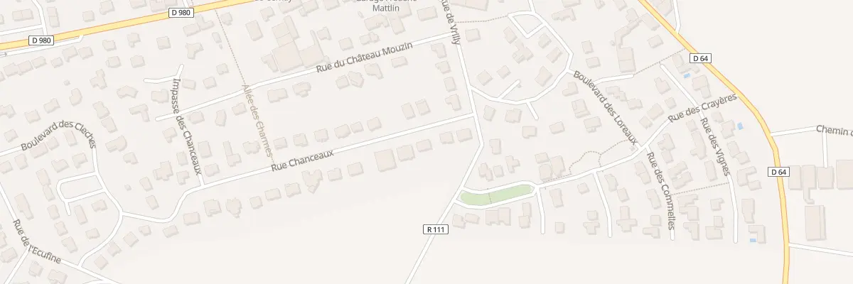 Plan du 6 Rue des Chanceaux à Cernay-lès-Reims