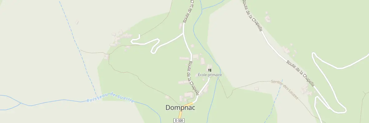 Plan du 5053 Dompnac à Dompnac