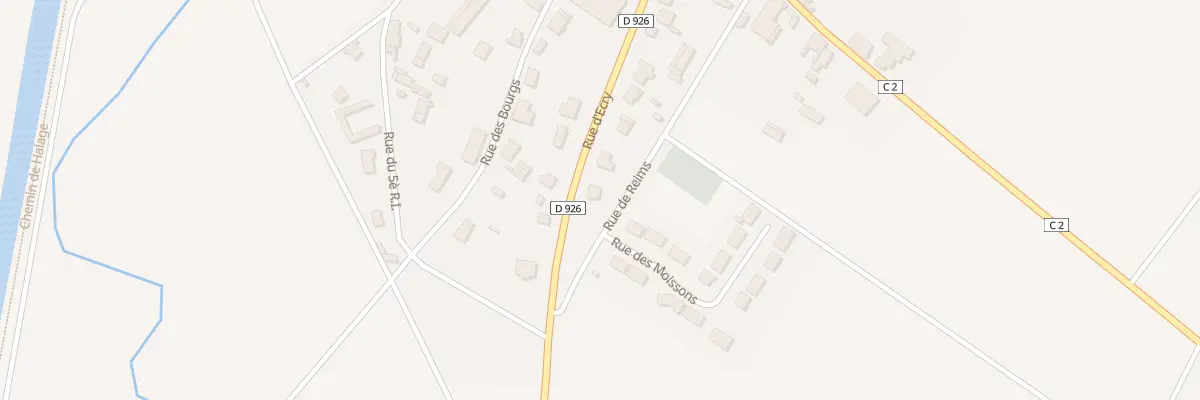 Plan du 2 Rue d’Ecry à Vieux-lès-Asfeld