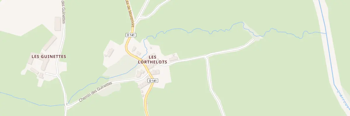 Plan du 5132 Les Lorthelots à Charbonnat