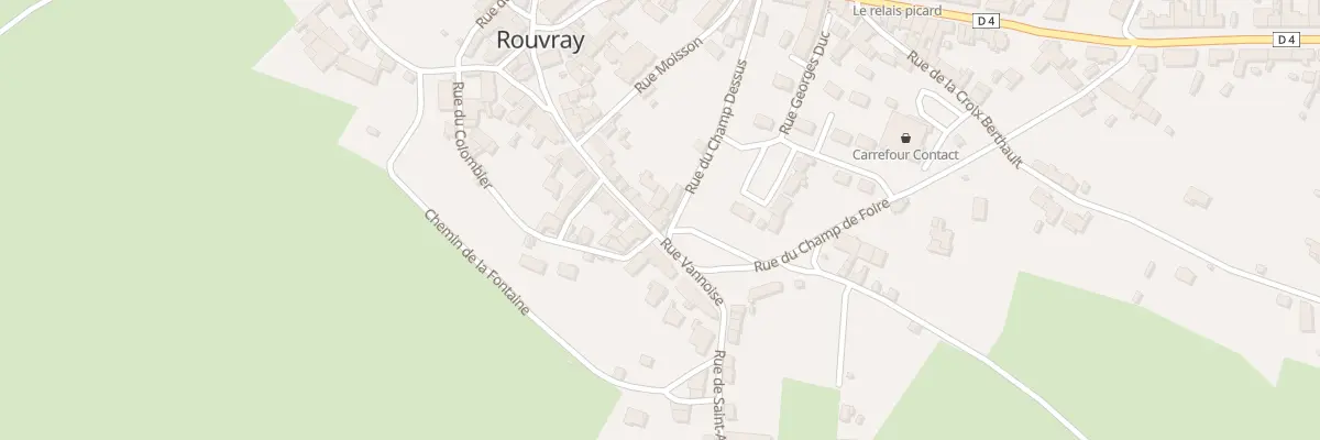 Plan du 8 Rue du Champ Dessus à Rouvray