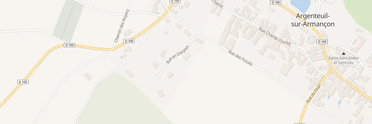 Plan du 1 En Darphin à Argenteuil-sur-Armançon