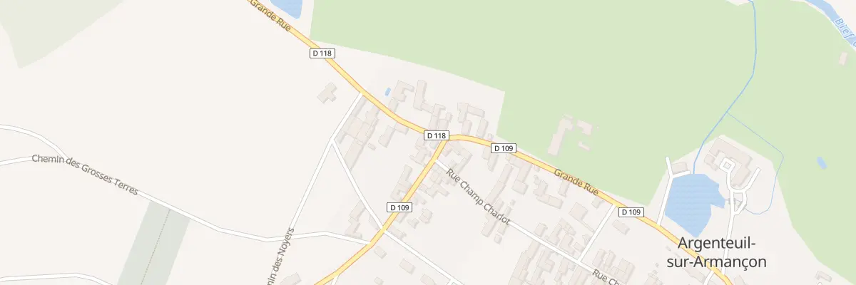 Plan du 59 Gr Grande Rue à Argenteuil-sur-Armançon