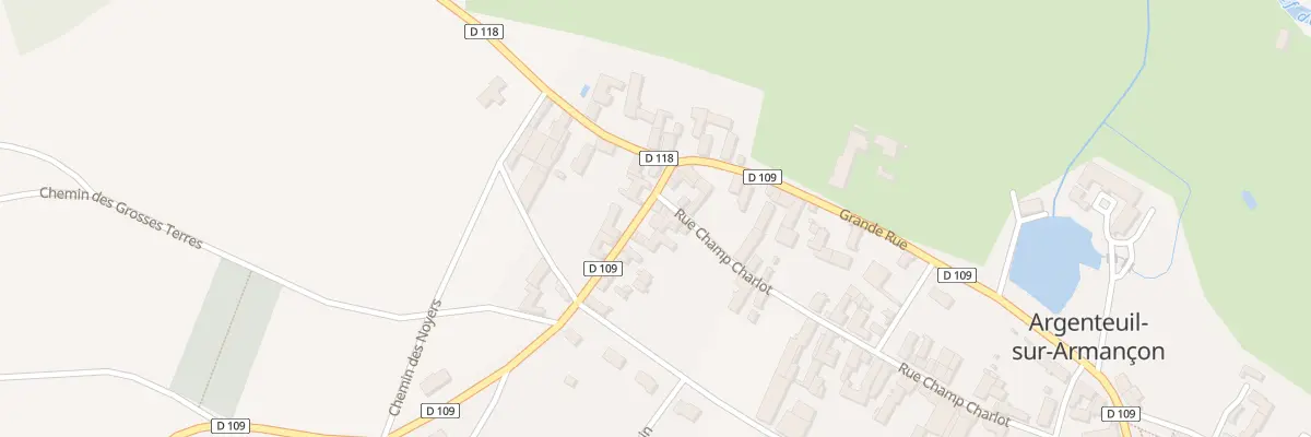 Plan du 1 Rue des Noyers à Argenteuil-sur-Armançon
