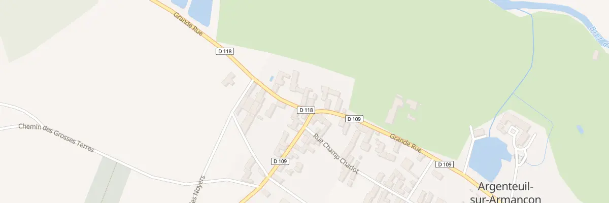 Plan du 56 Gr Grande Rue à Argenteuil-sur-Armançon