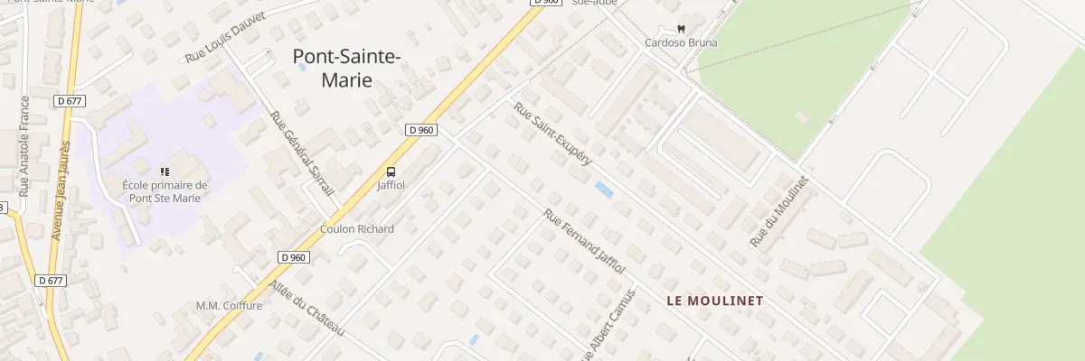 Plan du 9 Rue Fernand Jaffiol à Pont-Sainte-Marie