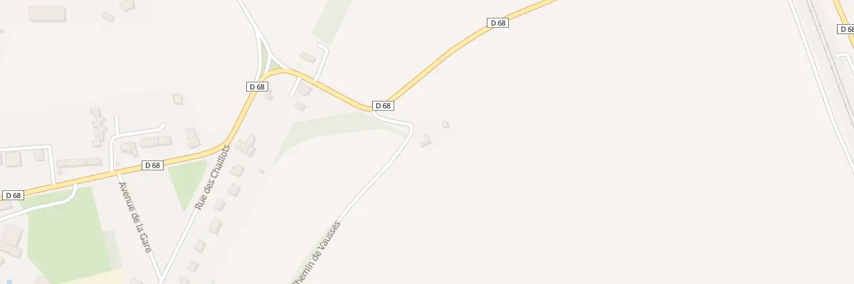 Plan du 28 Rue des Chaillots à Châtel-Gérard