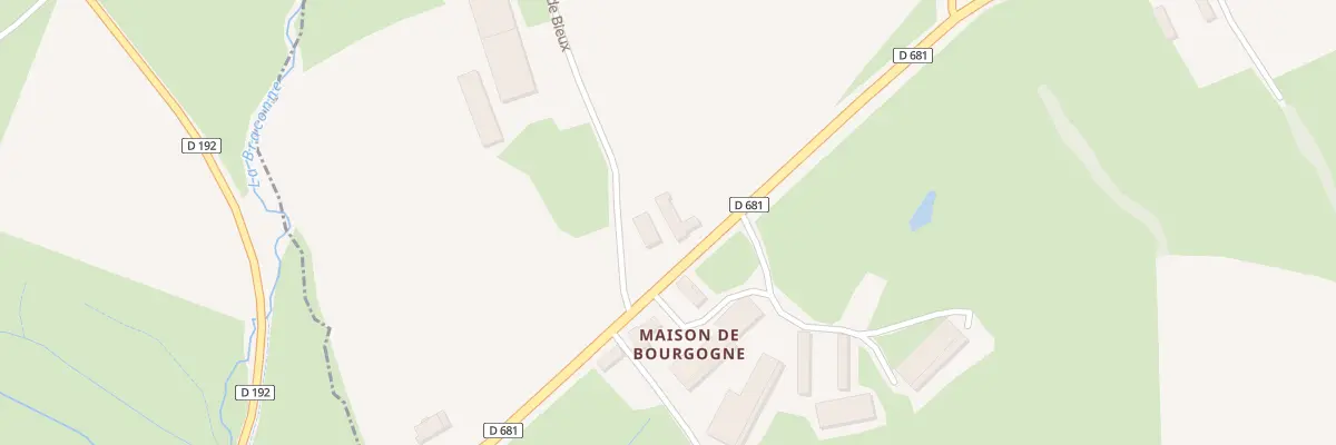 Plan du 5078 La Maison de Bourgogne à La Comelle