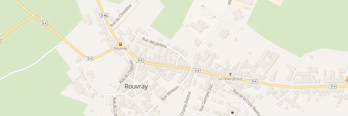 Plan du 25 Rue du Général Leclerc à Rouvray