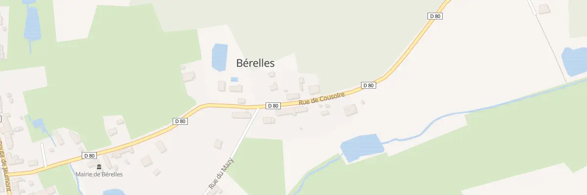 Plan du 15 Rue de Cousolre à Bérelles