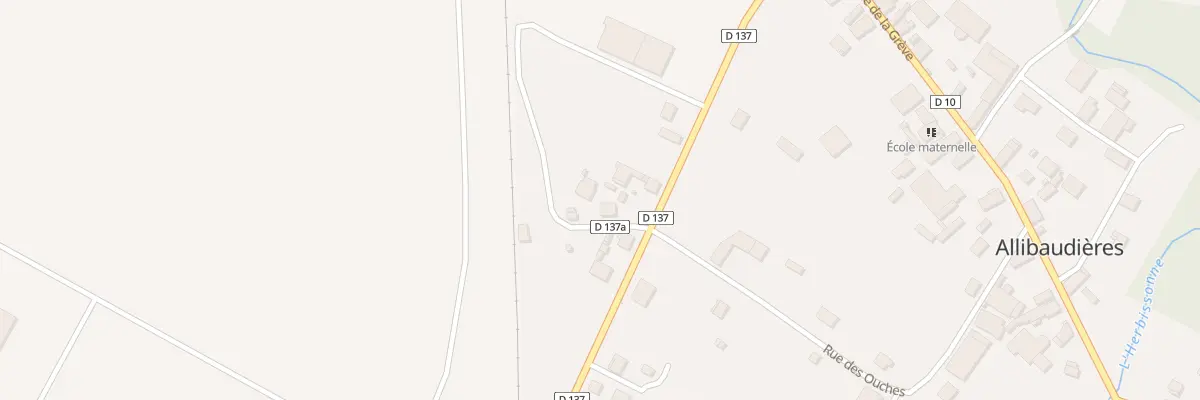 Plan du 2 Rue de la Gare à Allibaudières