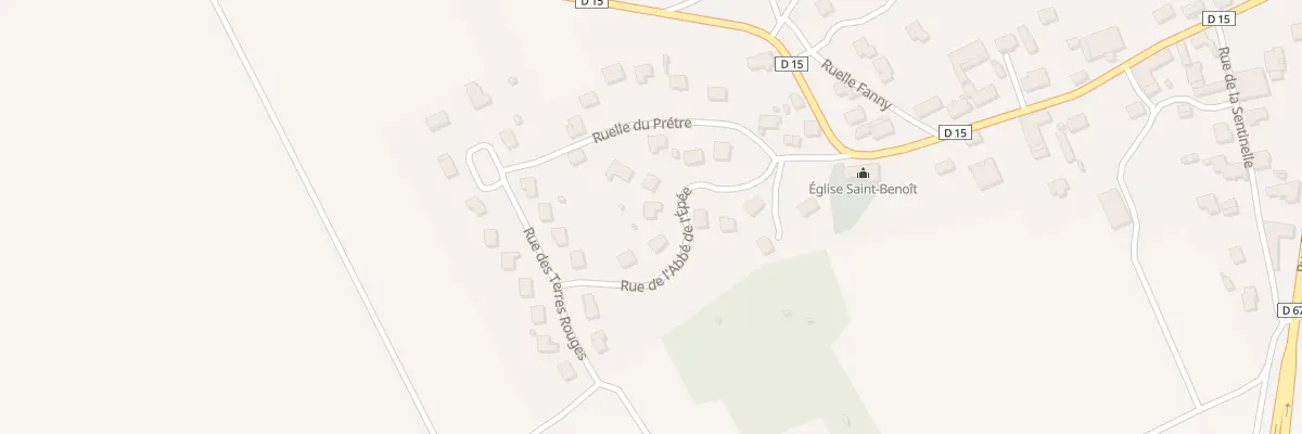 Plan du 12 Rue de l’Abbé de l’Epée à Feuges