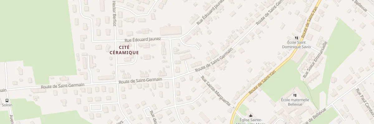 Plan du 52 Rte de Saint-Germain à Paray-le-Monial