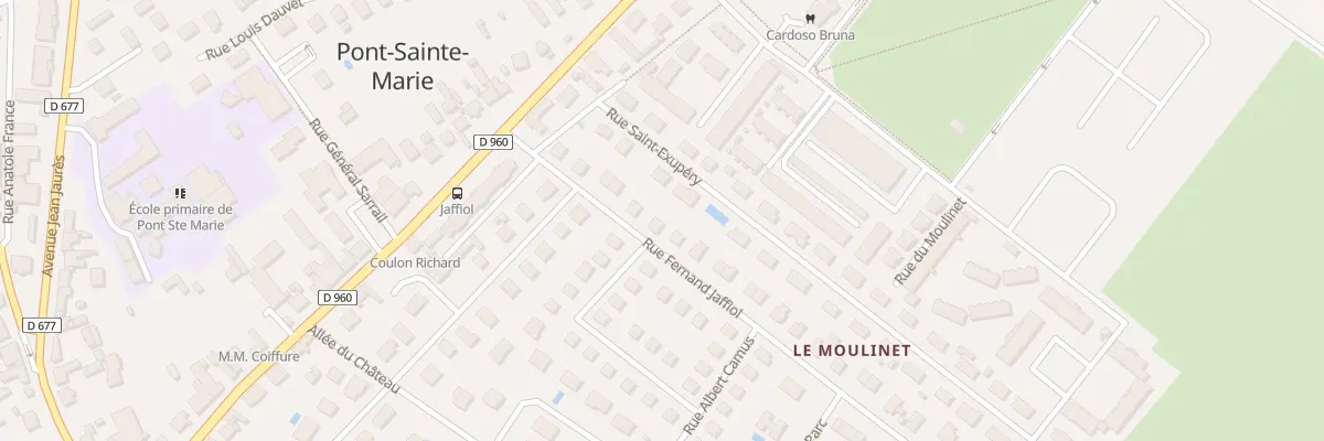Plan du 11 Rue Fernand Jaffiol à Pont-Sainte-Marie