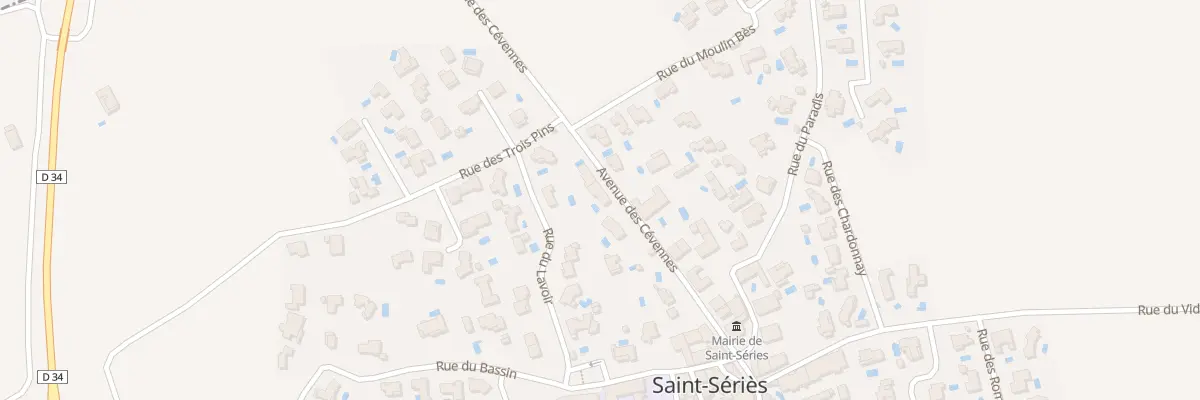 Plan du 277 Av Des Cévennes à Saint-Sériès