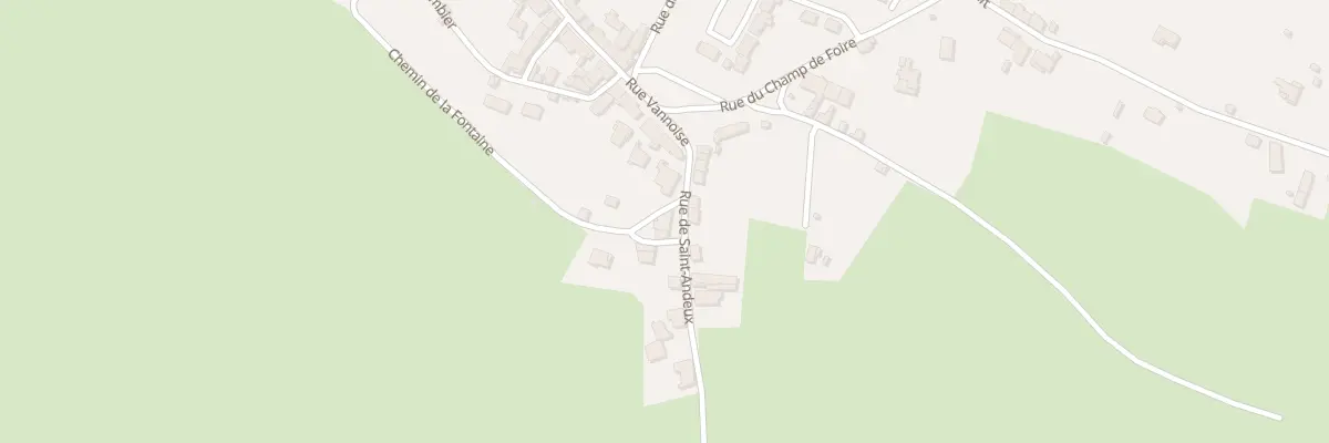 Plan du 4 Rue de Saint Andeux à Rouvray