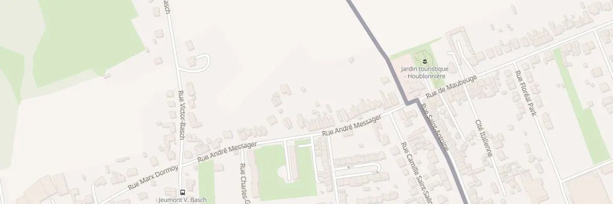 Plan du 208 Rue André Messager à Jeumont